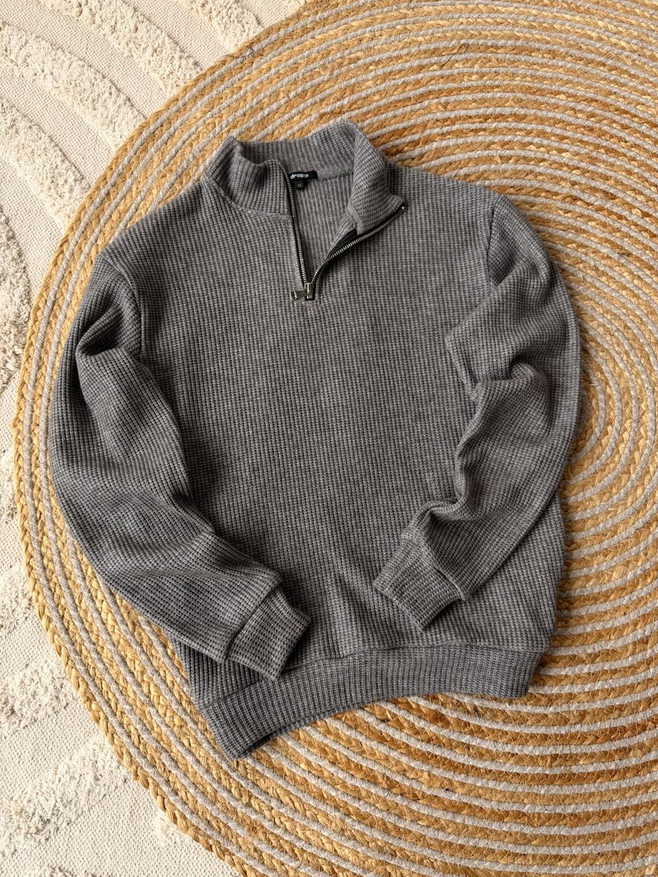 Светр чоловічий зимовий Angora Deluxe XL Графіт (C0043/2/4)