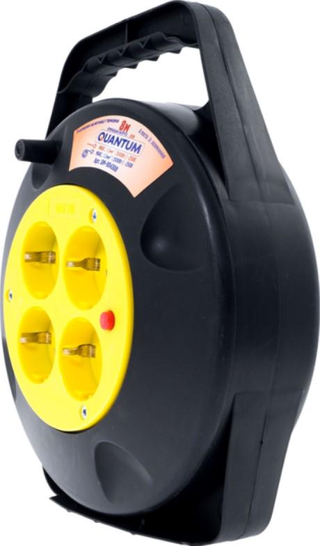 Удлинитель на катушке Quantum из термореле 4 поста с заземлением 3х1,5 16А 230B 3500 Вт 8 м 1 шт. (000003941) - фото 2 Удлинитель на катушке Quantum из термореле 4 поста с заземлением 3х1,5 16А 230B 3500 Вт 8 м 1 шт. (000003941) - фото 2