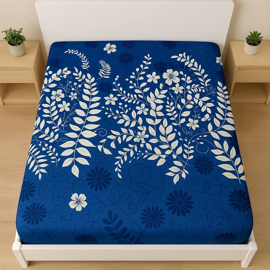 Растения на резинке бязь 160х200 см (G-f1304/x160)