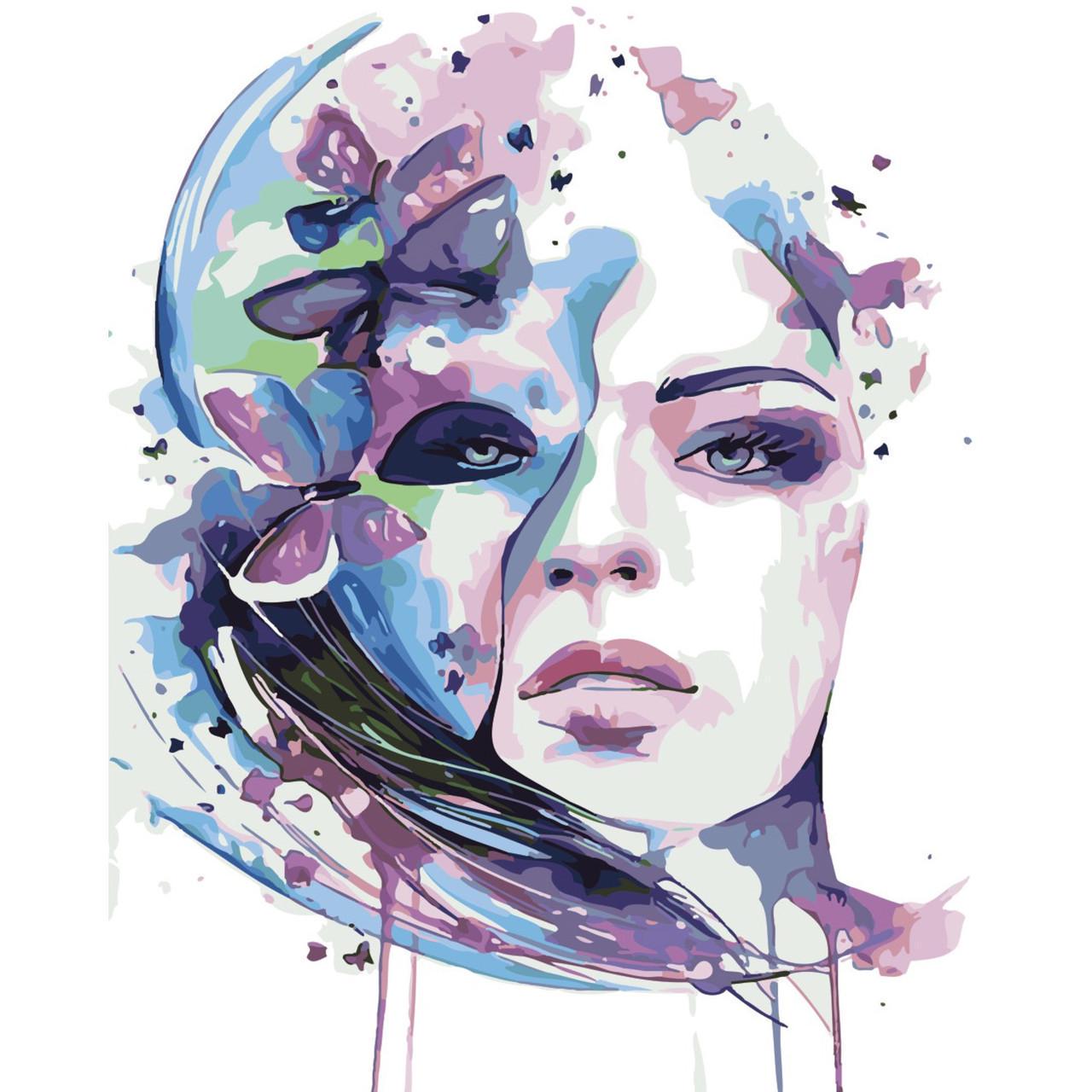 Картина за номерами Strateg Преміум Загадкова з лаком 40х50 см (SY6466)