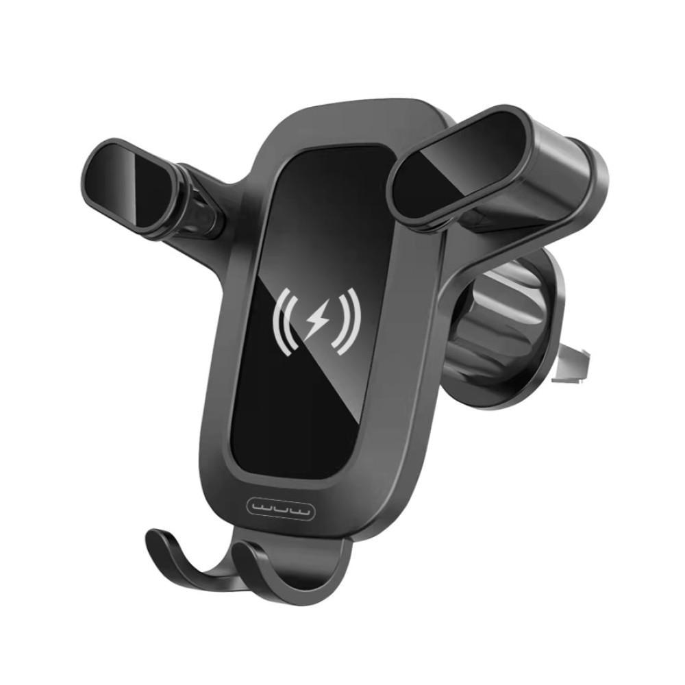 Автотримач для телефону з БЗУ WUW-Z29 Black (6972573336258)