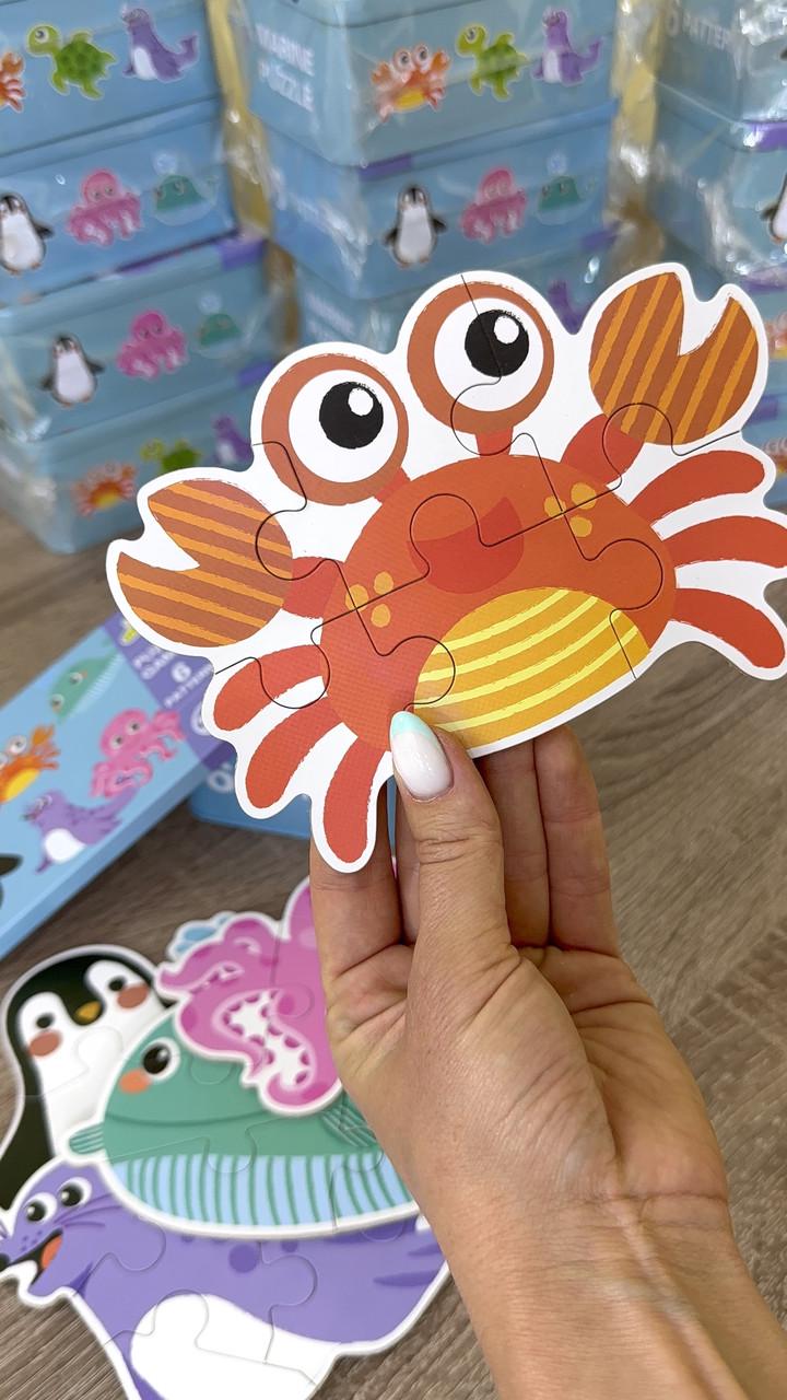 Пазли Морські мешканці 6 візерунків (21) - фото 7 Пазли Морські мешканці 6 візерунків (21) - фото 7