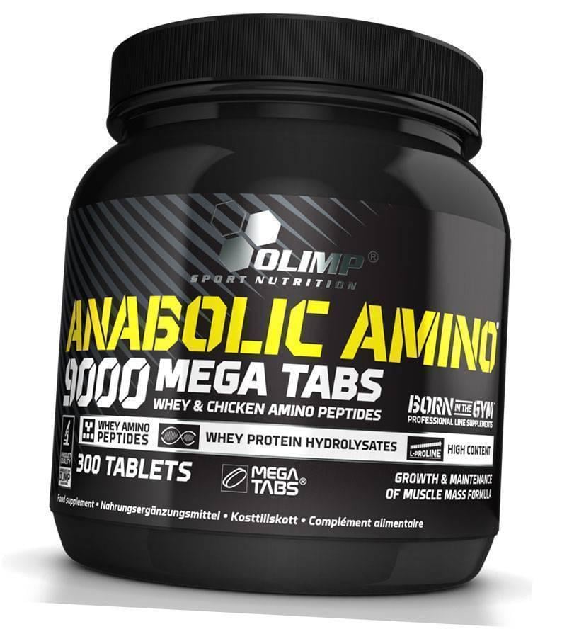 Аминокислоты для роста мышц Anabolic Amino 9000 300 таблеток (27283007)
