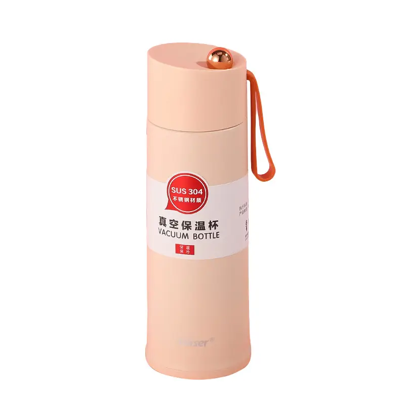 Термос из нержавеющей стали 450 мл Розовый (YLS80157P)