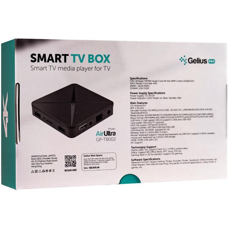 Приставка ТВ смарт Gelius Pro Smart TV Box AirUltra GP-TB002 - фото 9