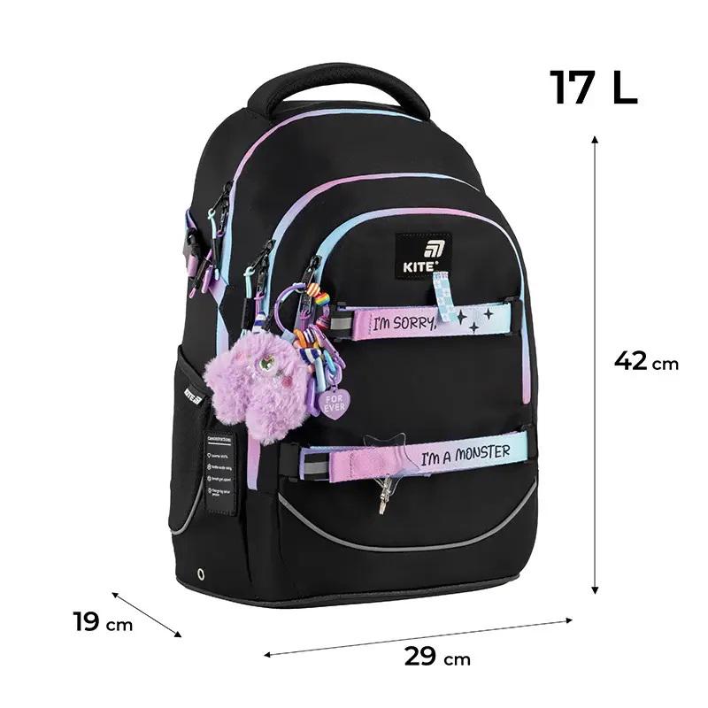 Школьный рюкзак KITE Education teens K25-727M-2 с анатомической спинкой (995339) - фото 6 Школьный рюкзак KITE Education teens K25-727M-2 с анатомической спинкой (995339) - фото 6