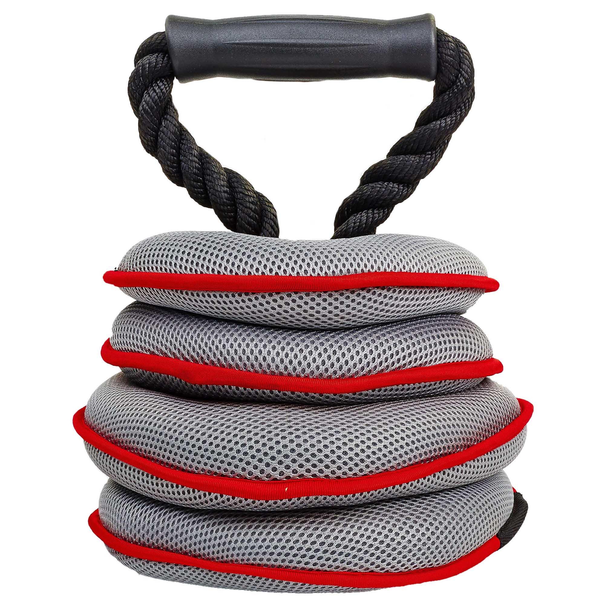 Гиря разборная мягкая Zelart TA-5123-9 9 кг Серый/Красный (DR002968)