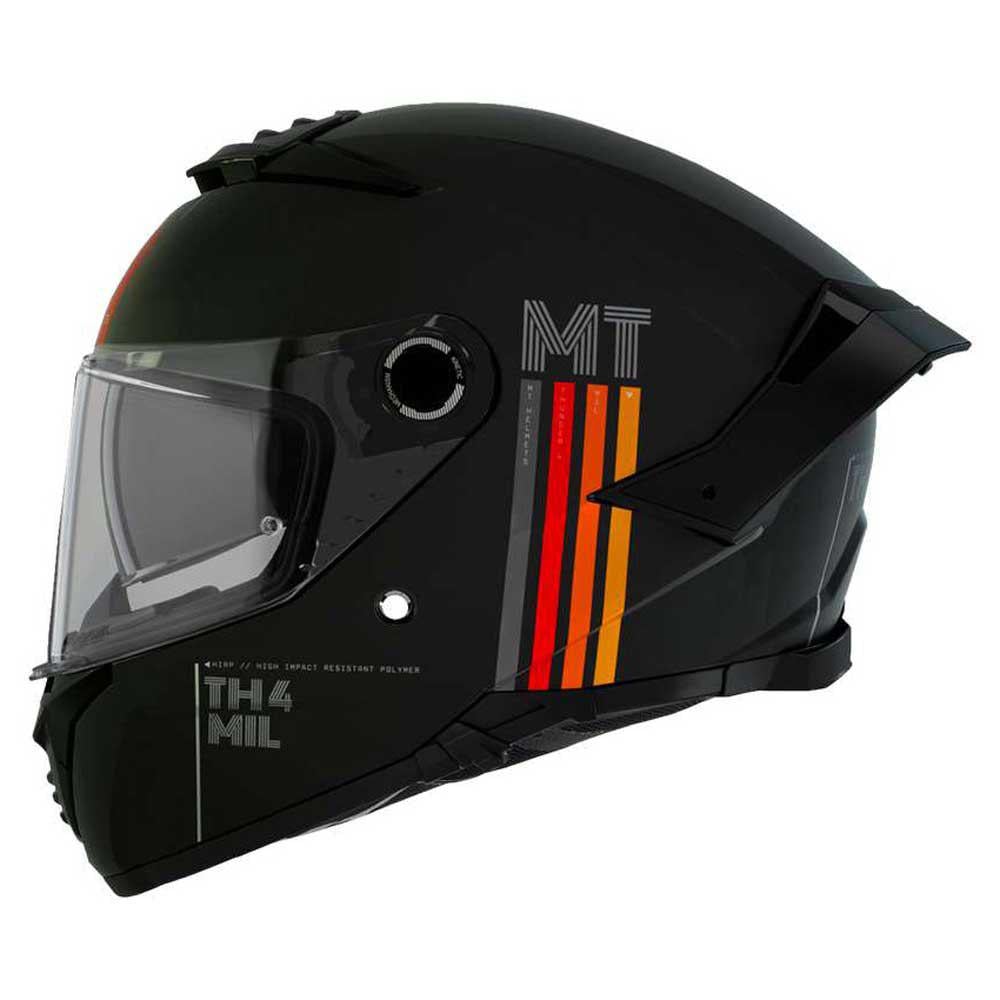 Мотошолом MT HELMETS Thunder 4 SV Mil A11 M Matt Black (23670) - фото 4