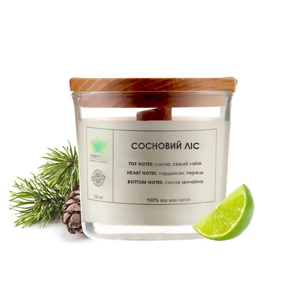 Аромасвечка PURITY S Сосновый лес 60 г (PURS93)