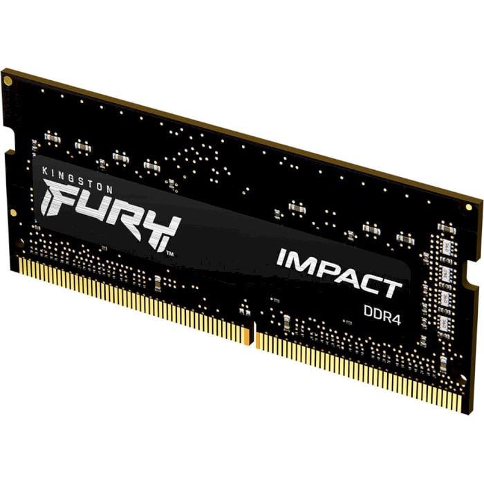Модуль памяти Kingston Fury Impact KF432S20IBK2/32 DDR4/32Gb(2x16)/3200MHz для ноутбуков Black - фото 3 Модуль памяти Kingston Fury Impact KF432S20IBK2/32 DDR4/32Gb(2x16)/3200MHz для ноутбуков Black - фото 3