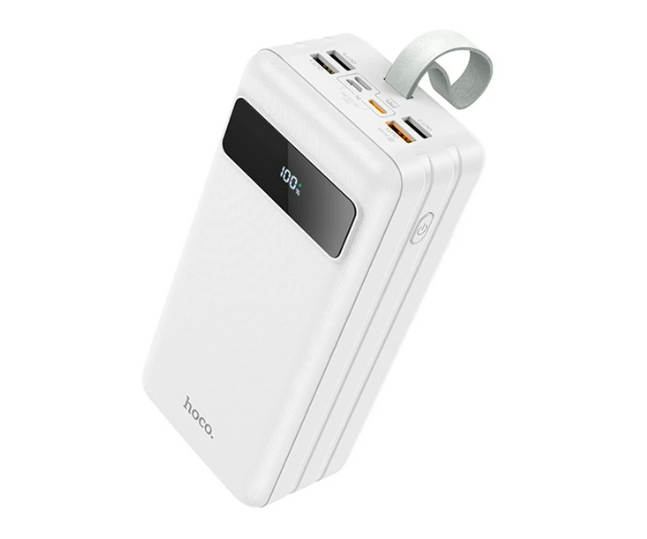 Повербанк Hoco J86B Electric 60000mAh c быстрой зарядкой QC 22,5W/PD 20W White Повербанк Hoco J86B Electric 60000mAh c быстрой зарядкой QC 22,5W/PD 20W White