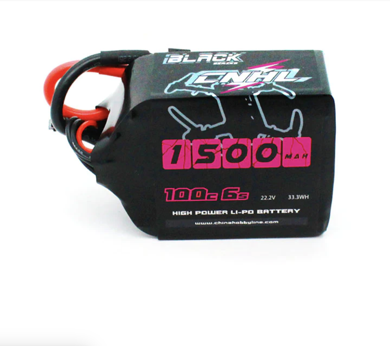 Аккумулятор для FPV 6S Li-po CNHL LiPo 1500 mAh 100C Black - фото 4