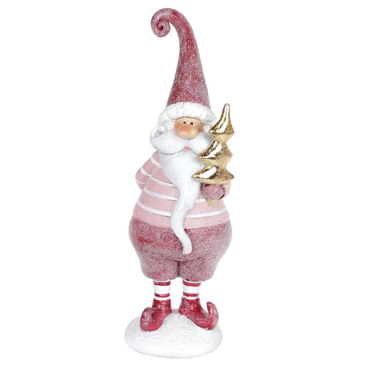 Декоративная статуэтка BonaDi Санта с елкой (823-041)