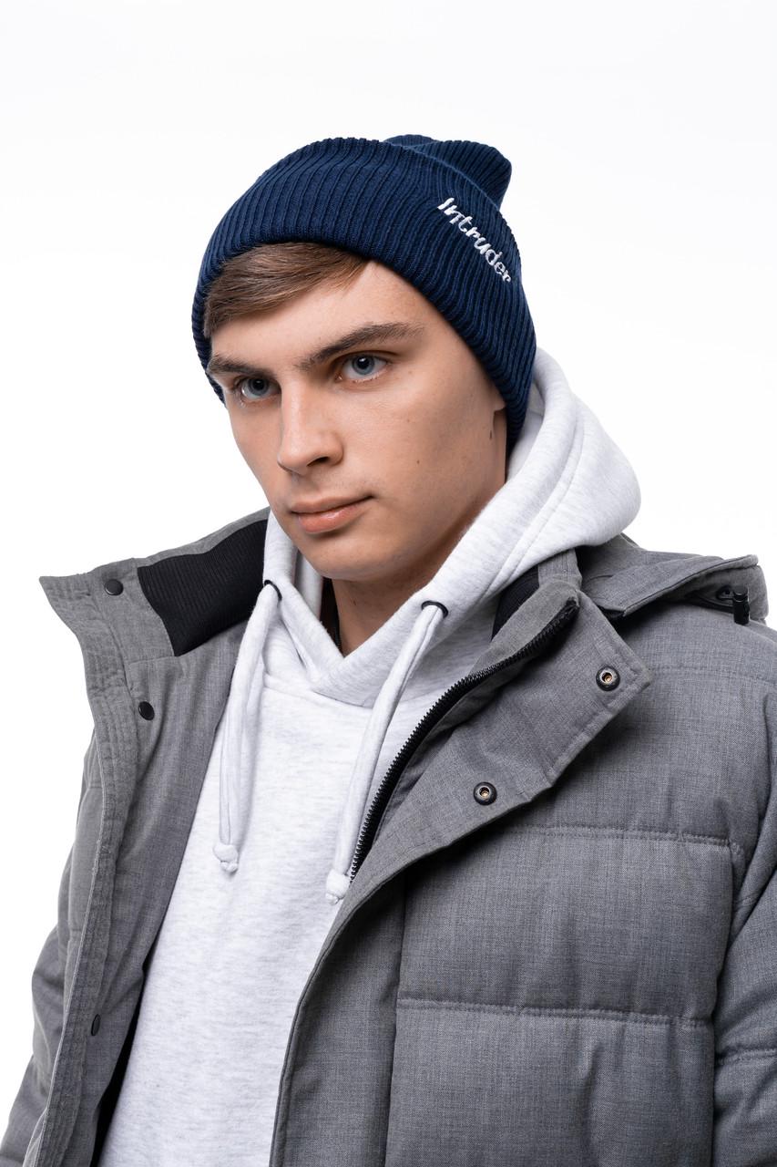 шапка Intruder зимова small logo Синій (1319988350)