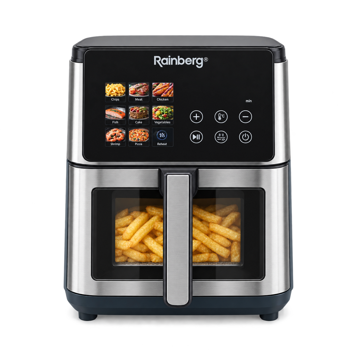 Аэрофритюрница Rainberg RB-2321 4200 Вт 12,5 л сенсорная 2 ТЭНА нержавейка (RB2321) Аэрофритюрница Rainberg RB-2321 4200 Вт 12,5 л сенсорная 2 ТЭНА нержавейка (RB2321)