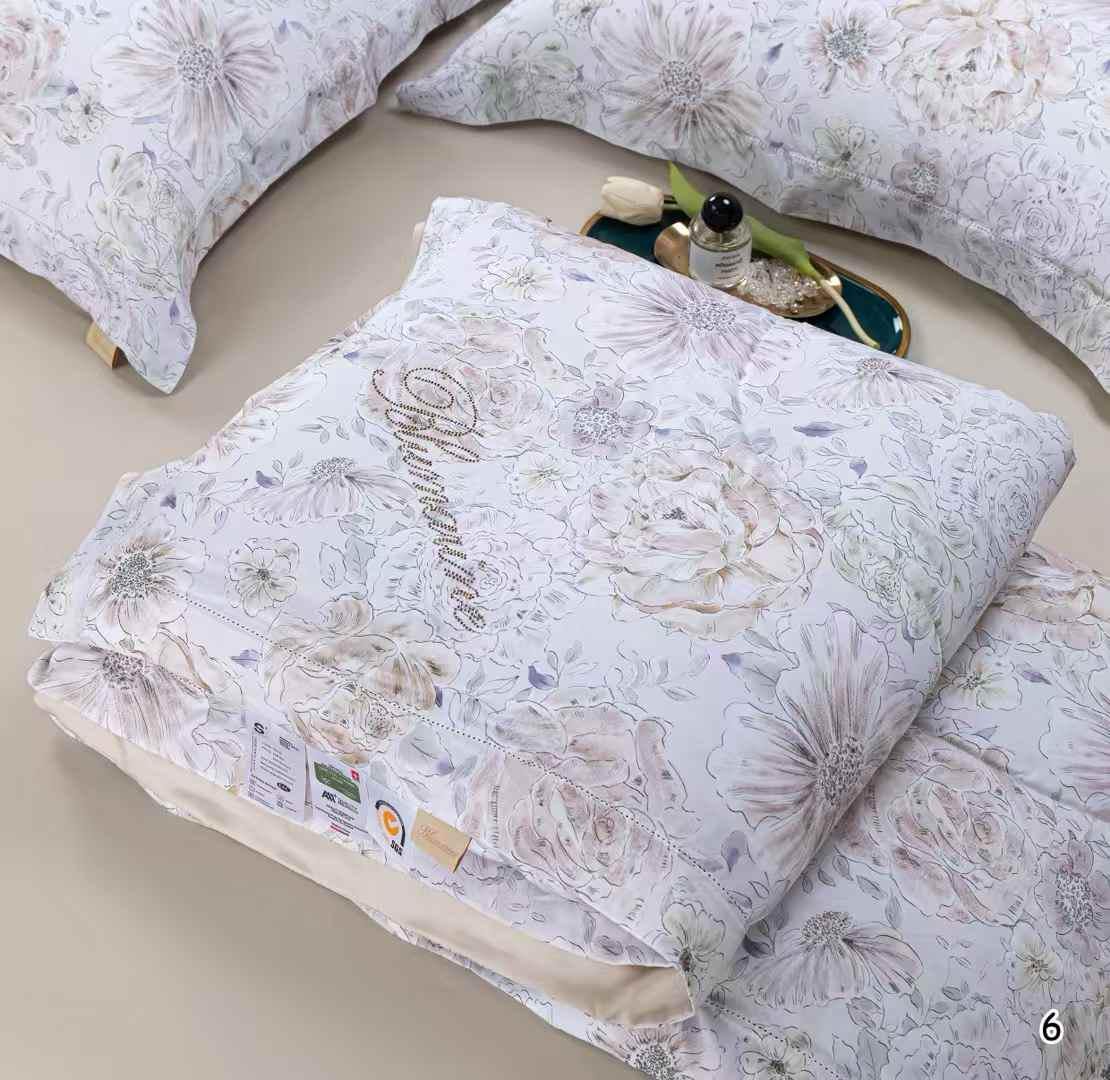 Комплект постельного белья с одеялом тенсел евро (70127) - фото 2 Комплект постельного белья с одеялом тенсел евро (70127) - фото 2