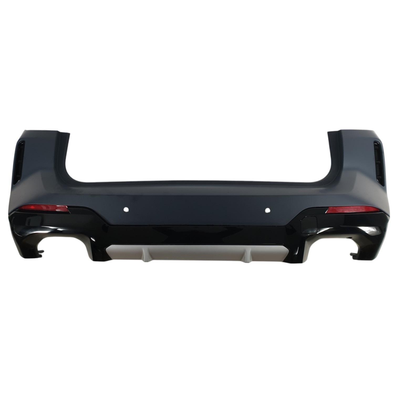 Бампер задний с диффузором GBT M-Sport 2022-2024 для BMW X3 G01 2018- гг. ABS-пластик (150989)