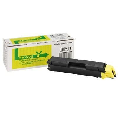 Картридж-тонер Kyocera TK-590Y FS-C2026/2126/5250 Yellow (1T02KVANL0)