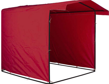 Торговая палатка 1,5х1,5 м Бордовый (p001bordo)