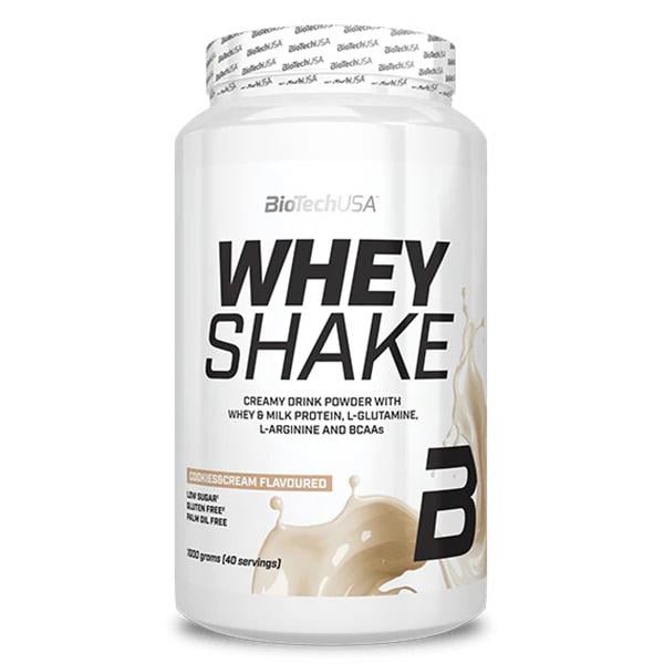 Протеин сывороточный BioTech Whey Shake 1 кг Персиковый йогурт