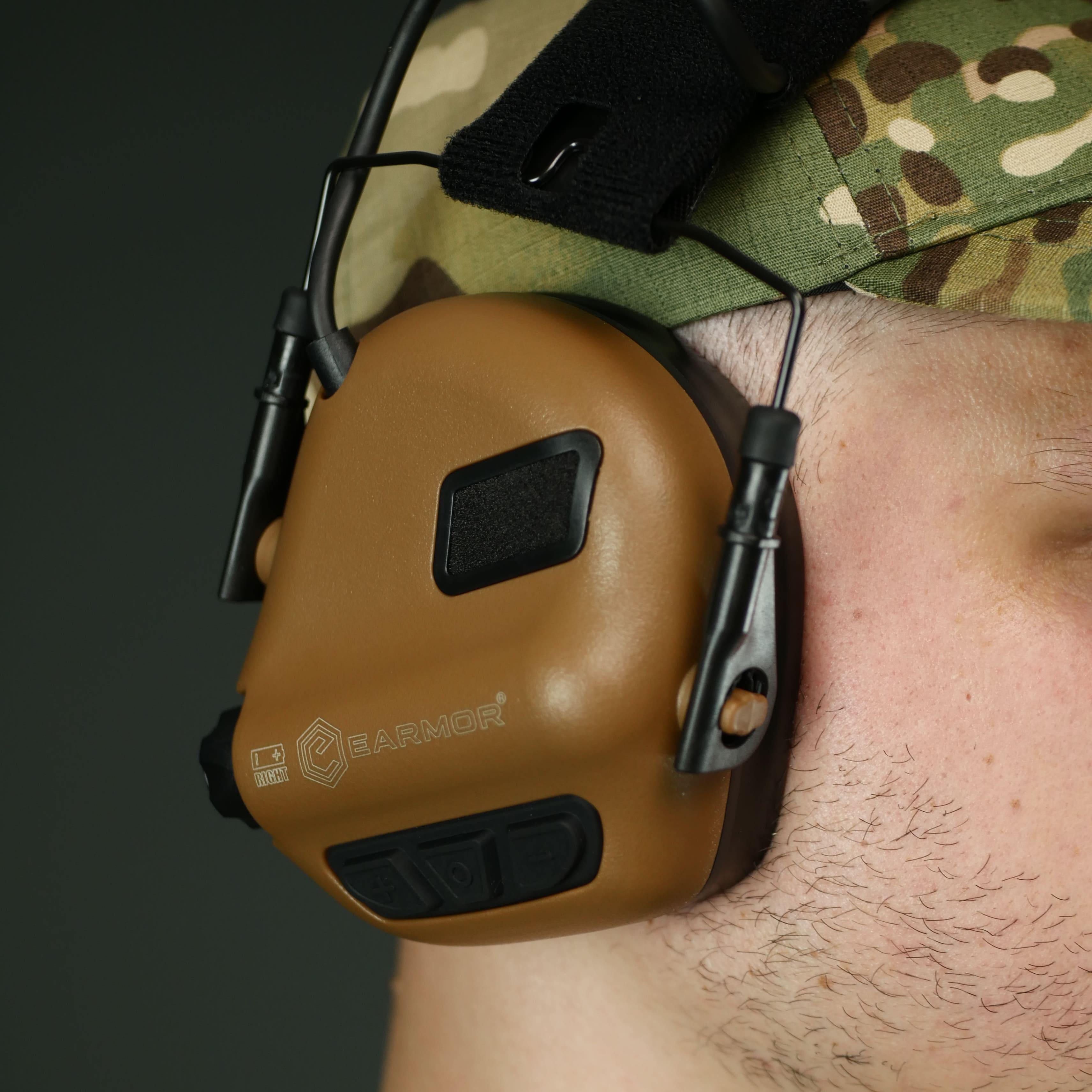 Наушники Earmor M32 PLUS со съемным микрофоном 82 дБ Койот (27668232) - фото 17 Наушники Earmor M32 PLUS со съемным микрофоном 82 дБ Койот (27668232) - фото 17