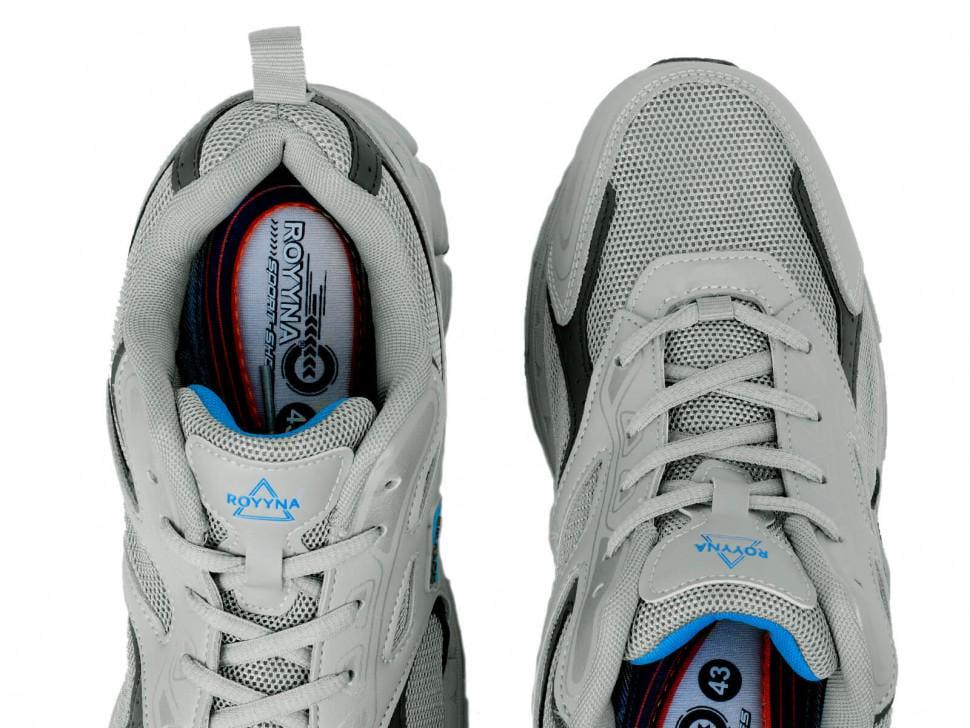 Кроссовки Royyna 7232007 р. 44 Серый (21746) - фото 4 Кроссовки Royyna 7232007 р. 44 Серый (21746) - фото 4