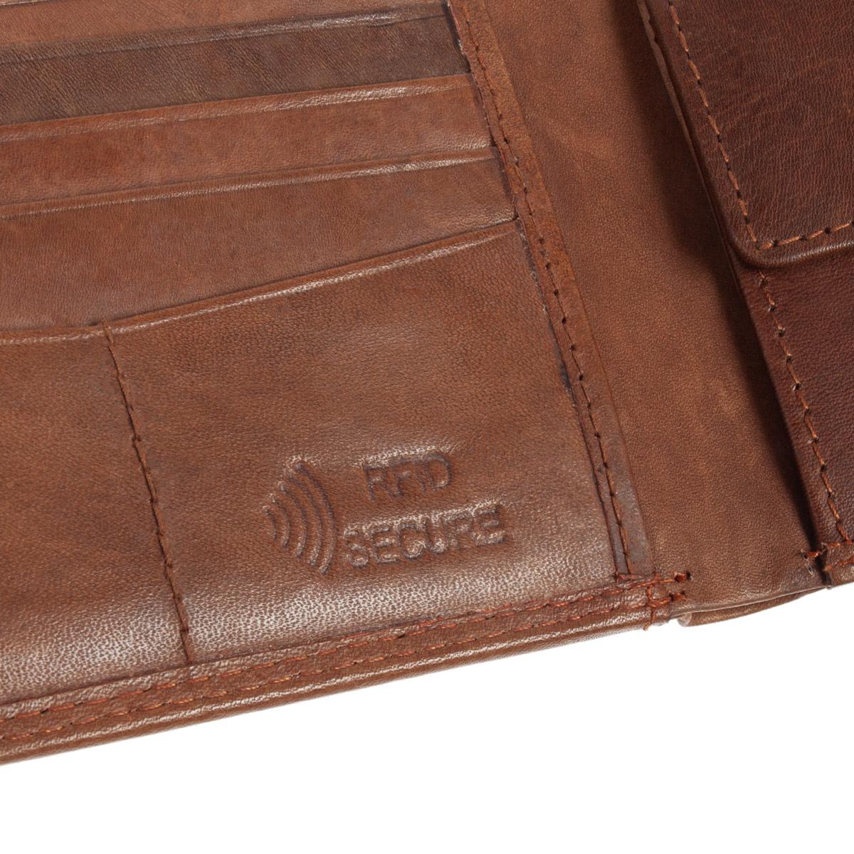 Кошелек кожаный мужской Ridgeback JBNC 49MN Tan (JBNC49 MN TAN) - фото 9