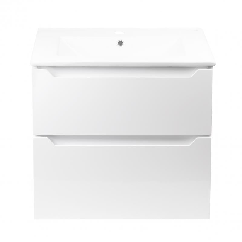 Комплект тумба подвесная и раковина врезная Q-tap Scorpio 710х585х460 White (QT1472TPВ7013070CW) Комплект тумба подвесная и раковина врезная Q-tap Scorpio 710х585х460 White (QT1472TPВ7013070CW)