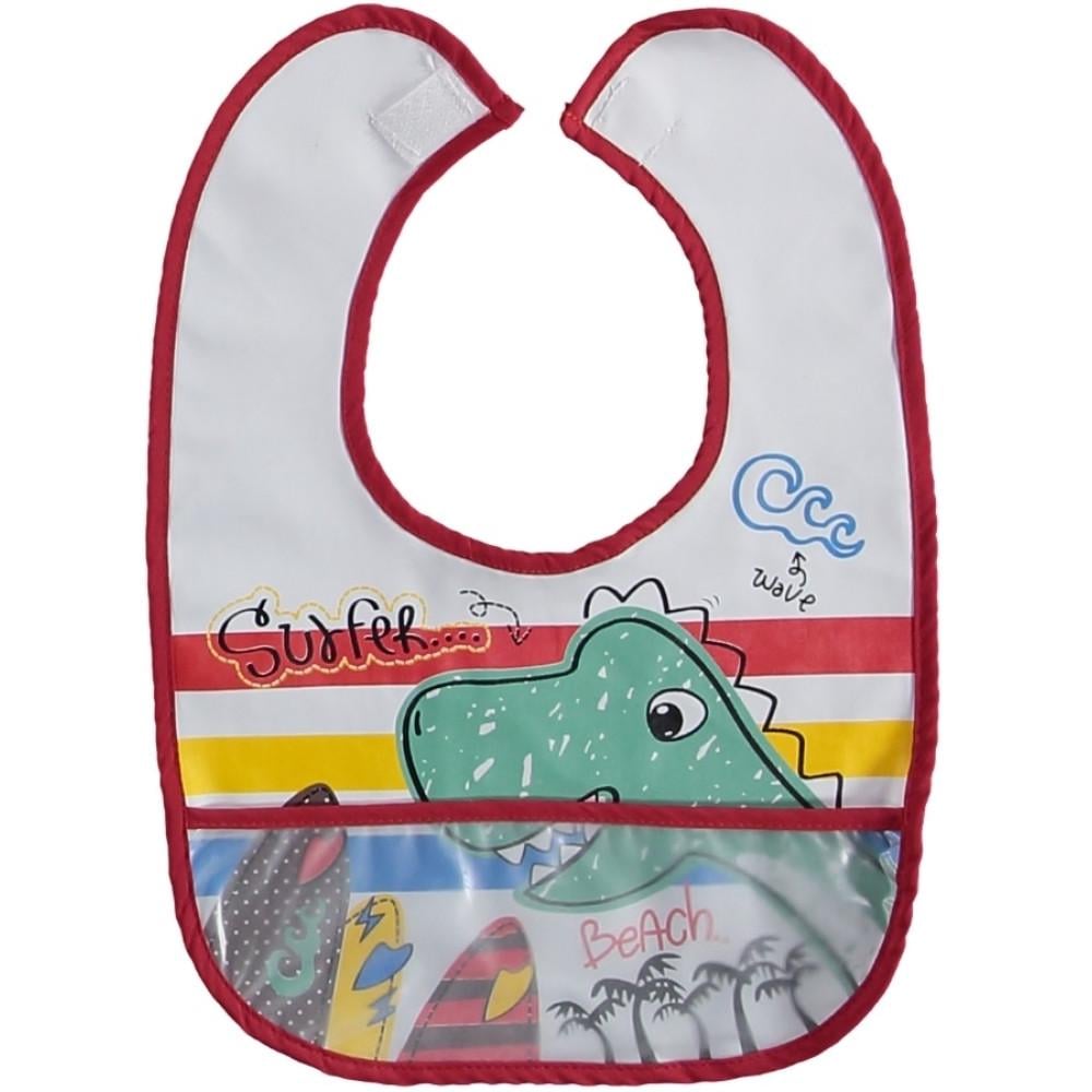 Слинявчик на липучці Babytone Dino для хлопчиків (318090k)
