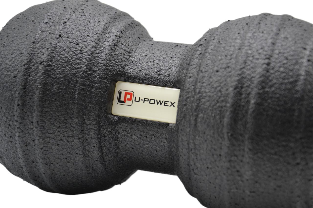М'яч масажний подвійний U-POWEX Epp foam peanut ball d 8х16 см Black (A-012826) - фото 4 М'яч масажний подвійний U-POWEX Epp foam peanut ball d 8х16 см Black (A-012826) - фото 4