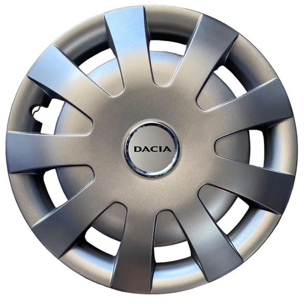Ковпаки SJS з логотипом Dacia 405 R16 4 шт. Срібний (31008964)