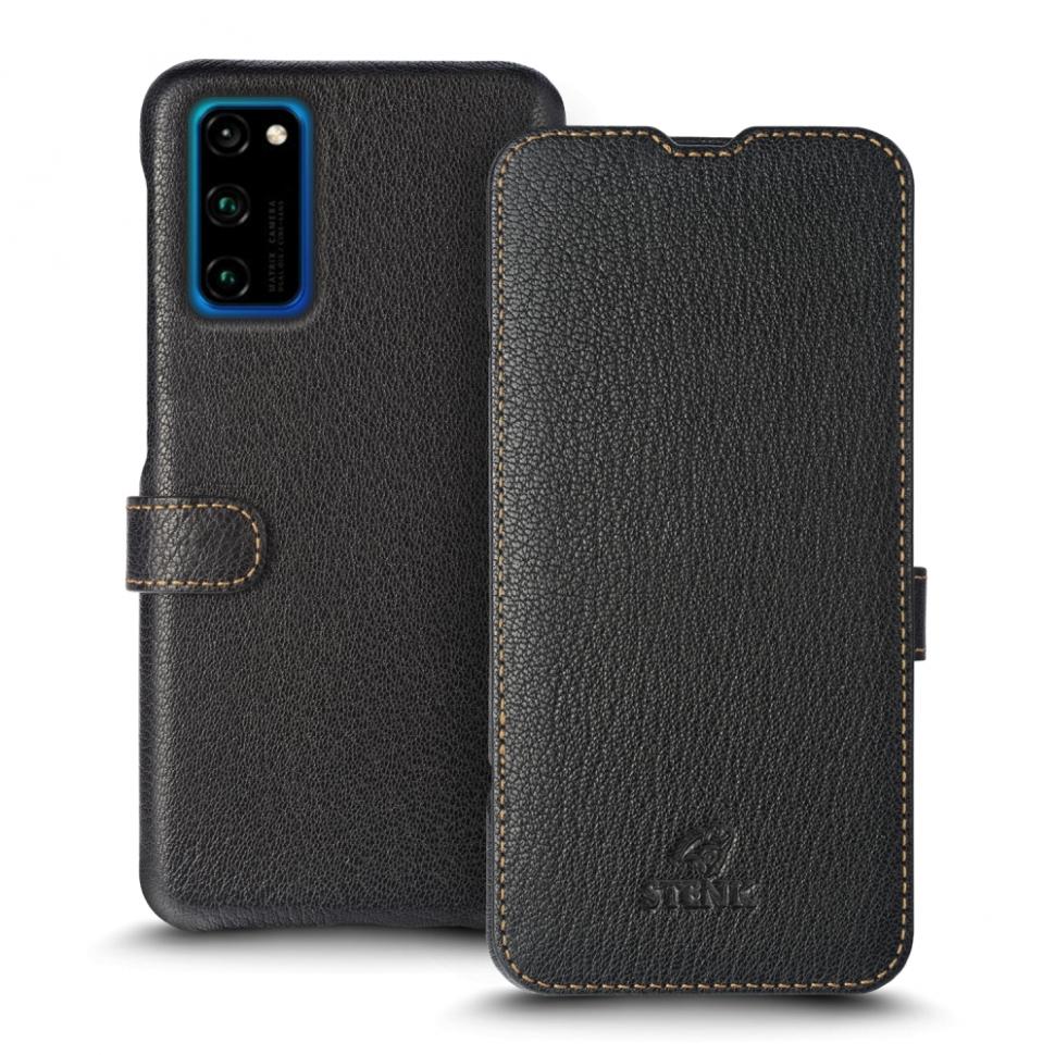 Чехол книжка Stenk Premium для Huawei Honor View 30 Pro Черный (68484)