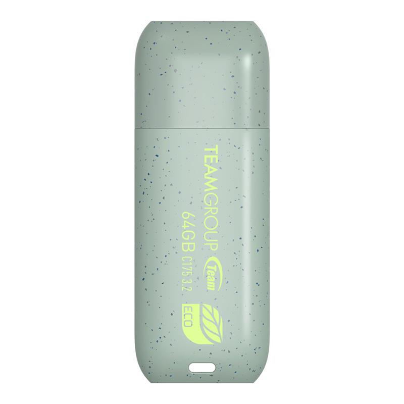 Флеш-память USB Team Group C175 Eco 64 Гб USB 3.2 Зеленый (TC175ECO364GG01)
