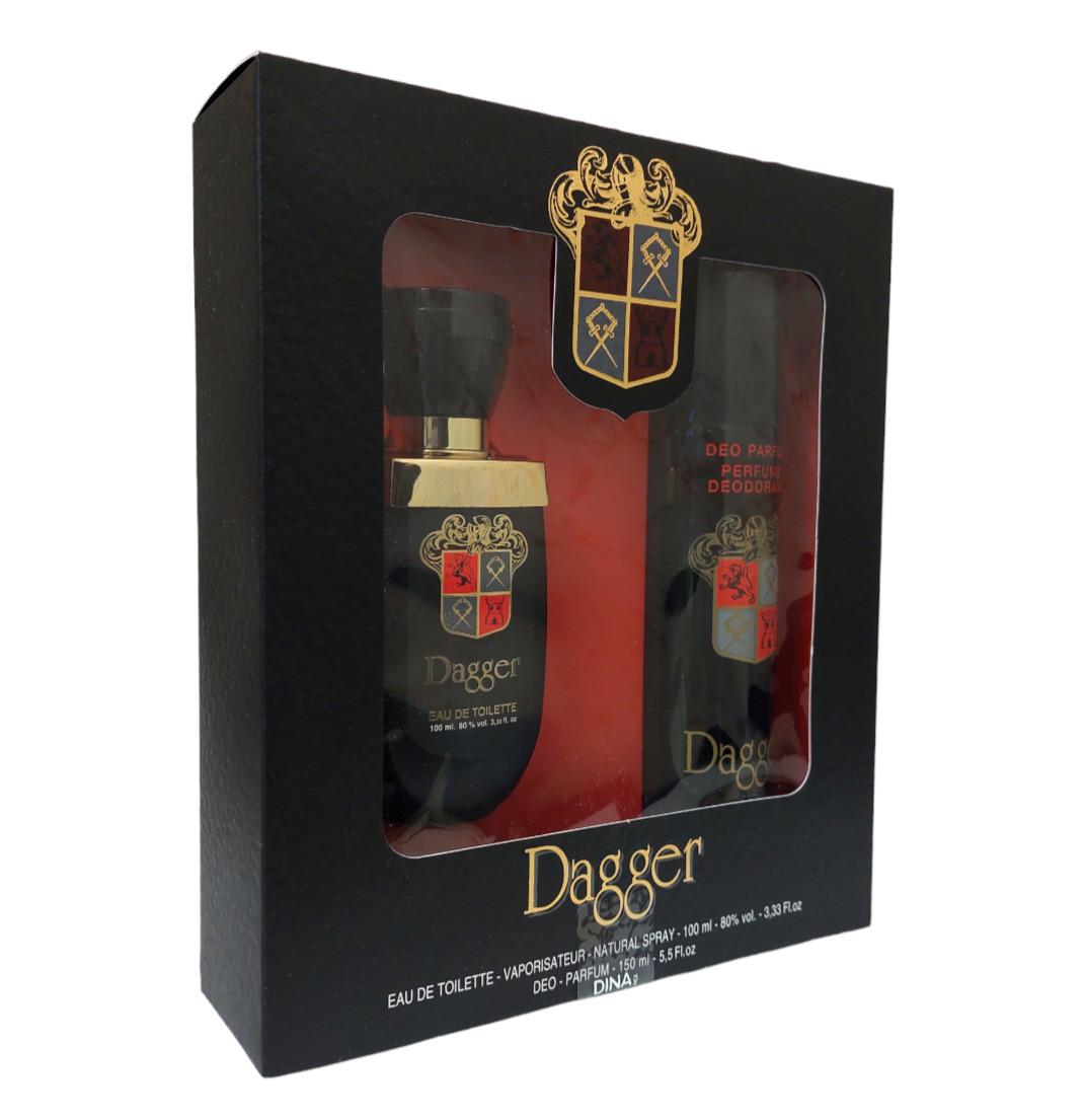 Набор для мужчин Dagger Dina cosmetics туалетная вода 100 мл/дезодорант 150 мл