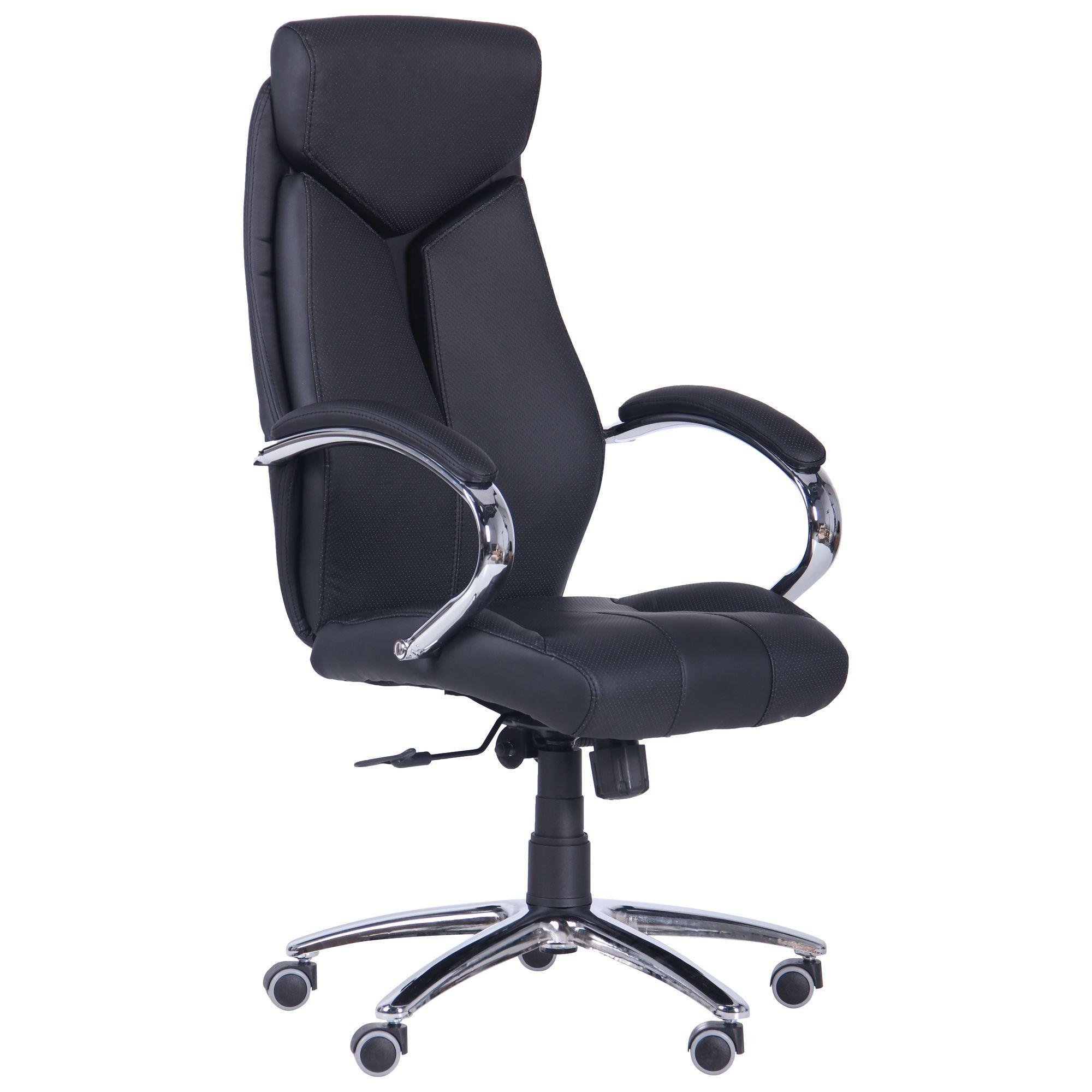 Геймерское кресло AMF Прайм ANYFIX 1140 70x620x670 мм металл/кожзаменитель Черный/Белый