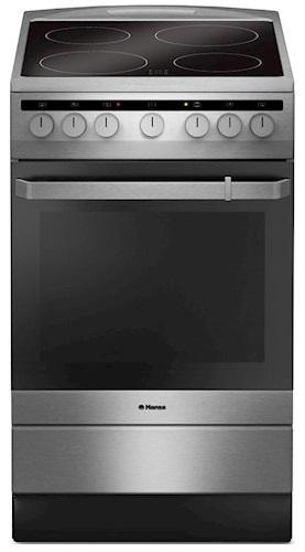 Плита электрическая Hansa FCCX54100, Grey, механическое, стеклокерамика, 4 электрических конфорки, объем духовки 74 л, верхний нагрев, нижний нагрев, освещение, 85x50x60 см