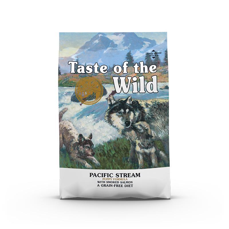 Корм сухой Taste of the Wild Pacific Stream Canine Puppy Formula с копченым лососем для щенков всех пород 5,6 кг (0074198614332) - фото 2 Корм сухой Taste of the Wild Pacific Stream Canine Puppy Formula с копченым лососем для щенков всех пород 5,6 кг (0074198614332) - фото 2