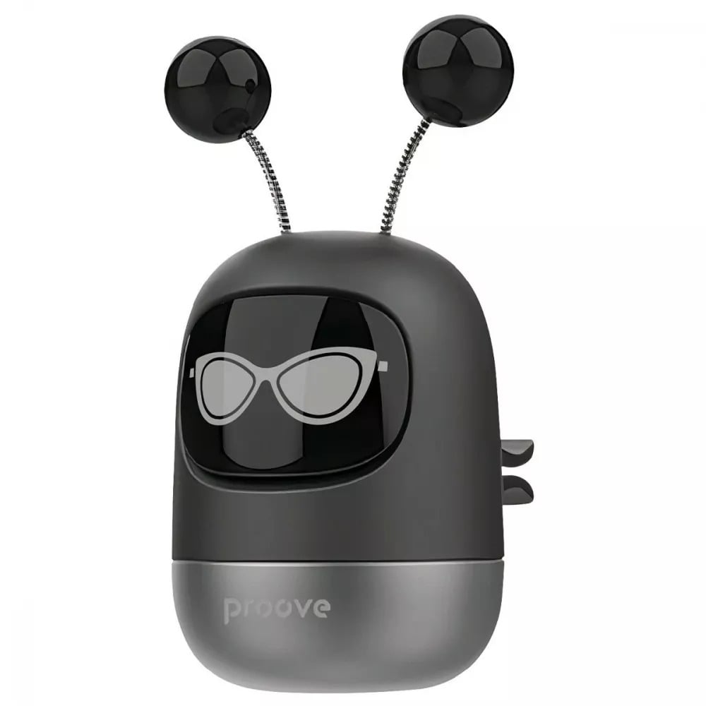 Ароматизатор для авто Proove Emoji Robot luna на дефлектор Чорний (27316860)