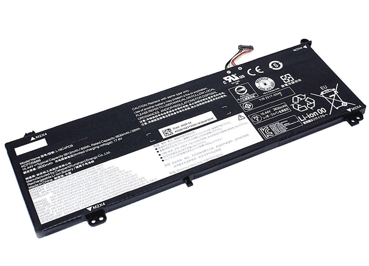 Аккумулятор для ноутбука Lenovo L19C4PDB 15,44 V 3912 mAh (080352)