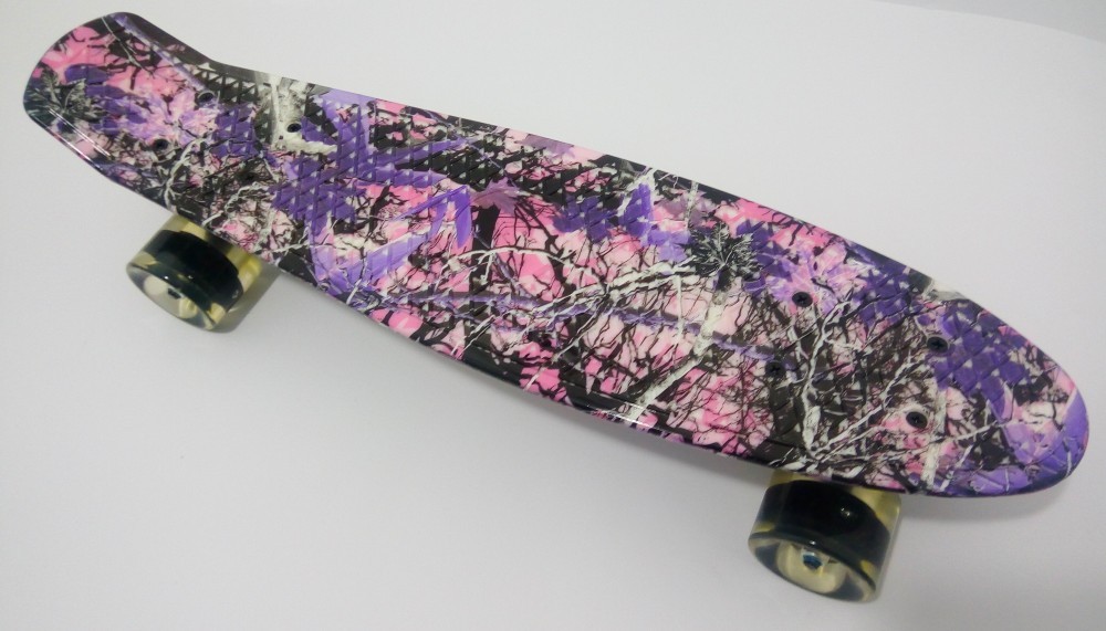 Пенниборд Penny Graffity 22" светящиеся колеса Forest (2T2044)
