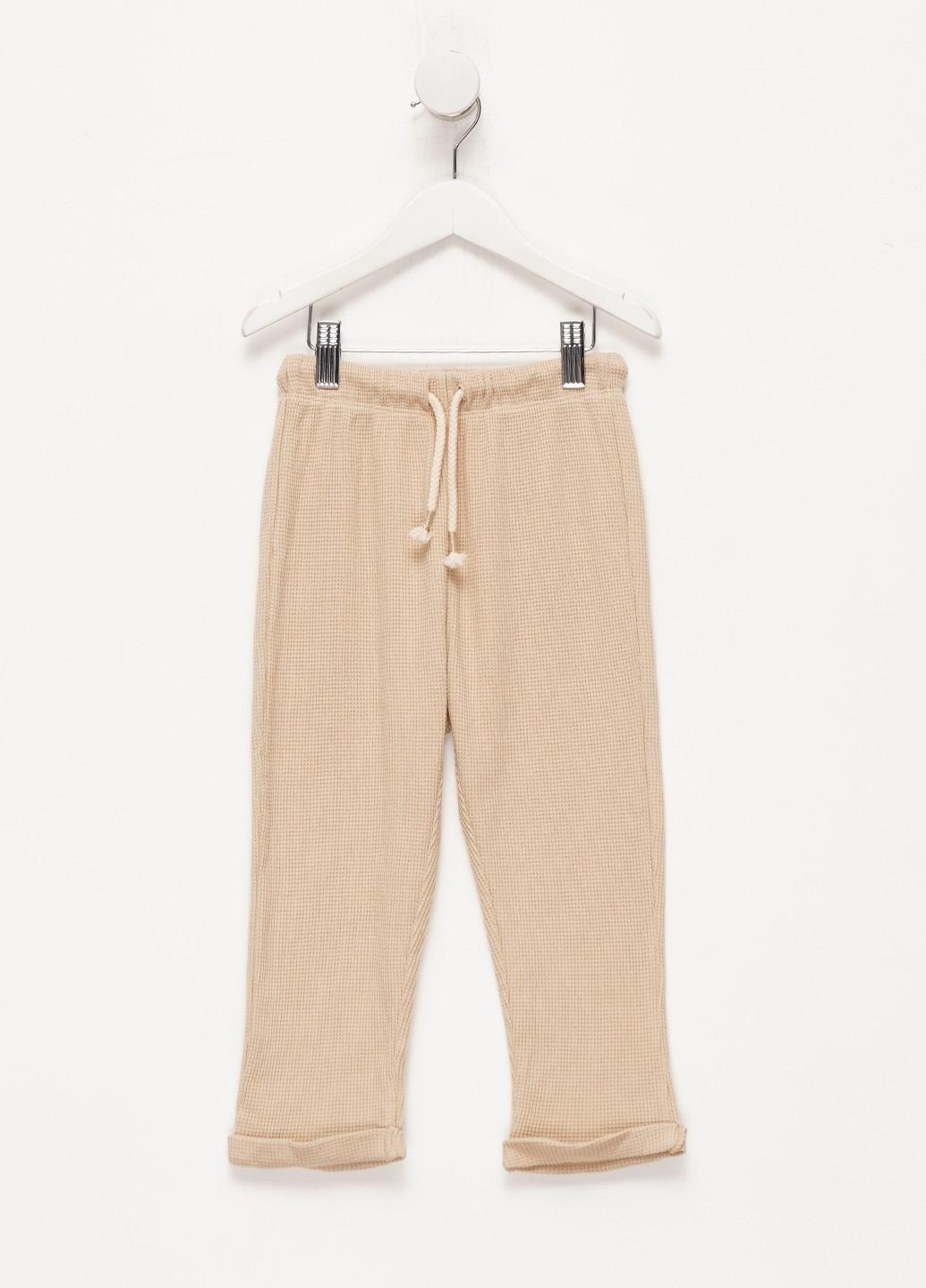 Брюки дитячі H&M 104 см Світло-бежевий (A100111260542)