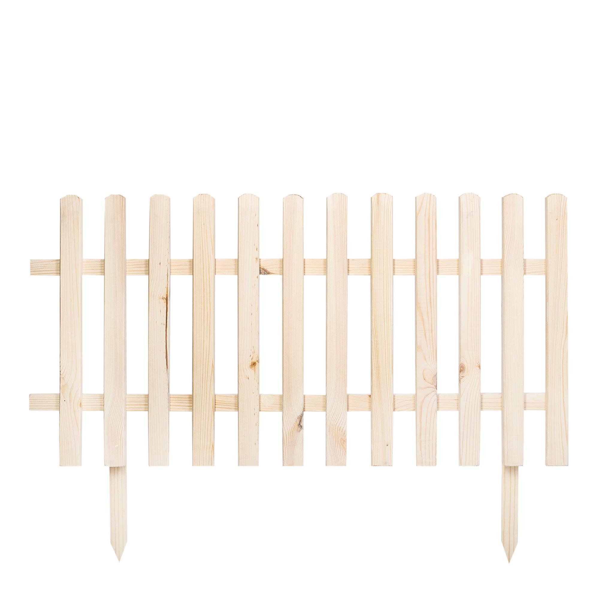 Забор садовый деревянный 1000х500 мм (wd- 026)