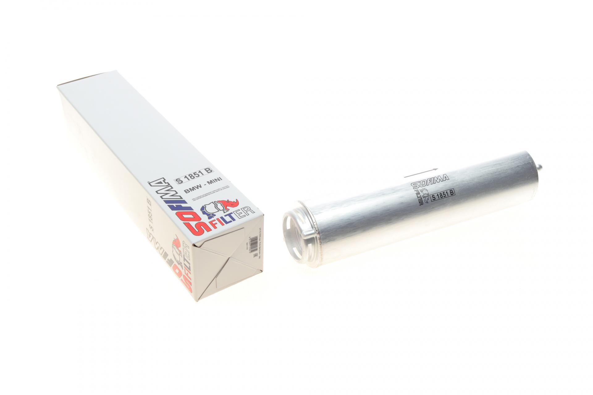 Фільтр паливний SOFIMA для BMW 5 E60/F10/F11 2,0-3,0D 04-/X5F15/F85 2,0-3,0 D 13- (S 1851 B)
