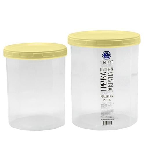 Пищевой контейнер Народный продукт NP-85к 1 л/1,5 л 2 шт. (11169451)