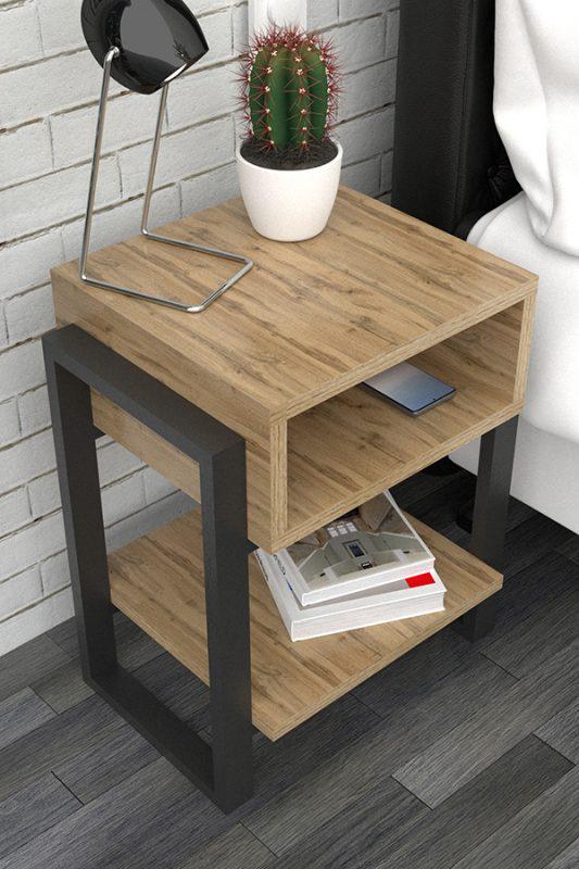 Тумба прикроватная EcoLoft DSP-1069 Лофт Дуб Аппалачи (22814894) - фото 2 Тумба прикроватная EcoLoft DSP-1069 Лофт Дуб Аппалачи (22814894) - фото 2