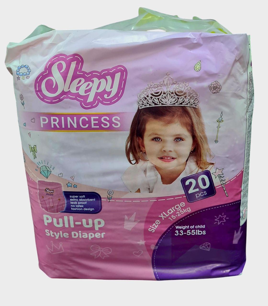 Підгузники-трусики дитячі Sleepy Princes Training XLarge 6 15-25 кг 20 шт. (000006313) - фото 4 Підгузники-трусики дитячі Sleepy Princes Training XLarge 6 15-25 кг 20 шт. (000006313) - фото 4