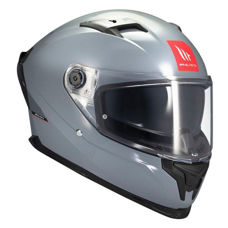 Мотошлем MT HELMETS Braker SV L Grey Gloss (47579) - фото 4