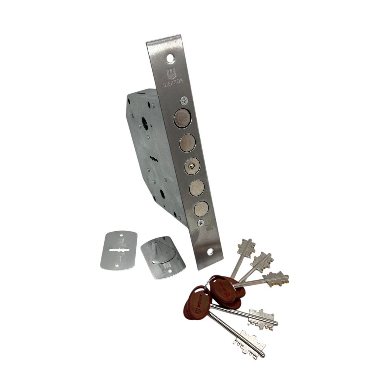 Замок сувальдний врізний Шерлок 06.01 на гаражні ворота (290065) - фото 3