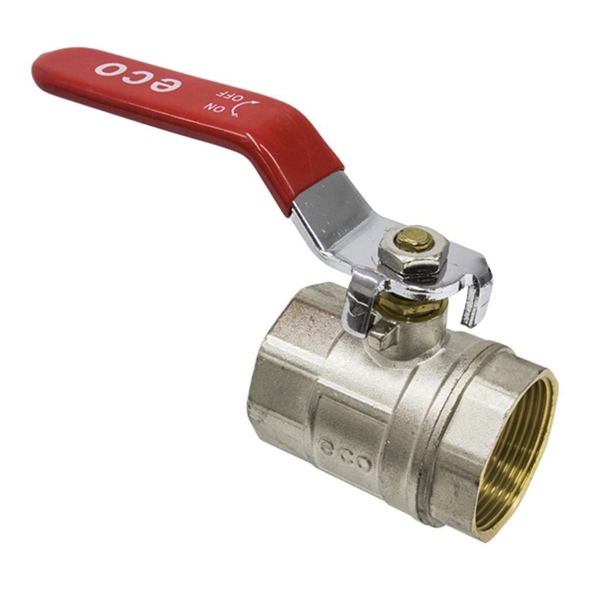 Кран шаровой Эко PN20 EKH-05 ВВ 1 1/2" ручка (SW-27857)