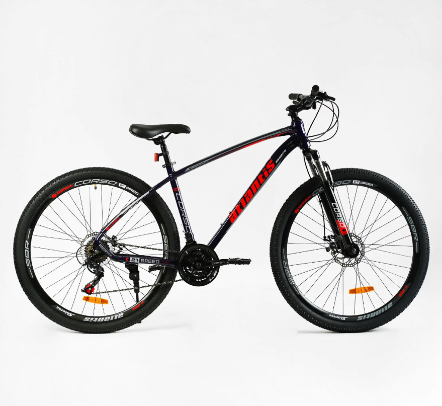 Велосипед спортивный Corso Atlantis LT-29419 29"/алюминиевая рама 18" - фото 3 Велосипед спортивный Corso Atlantis LT-29419 29"/алюминиевая рама 18" - фото 3